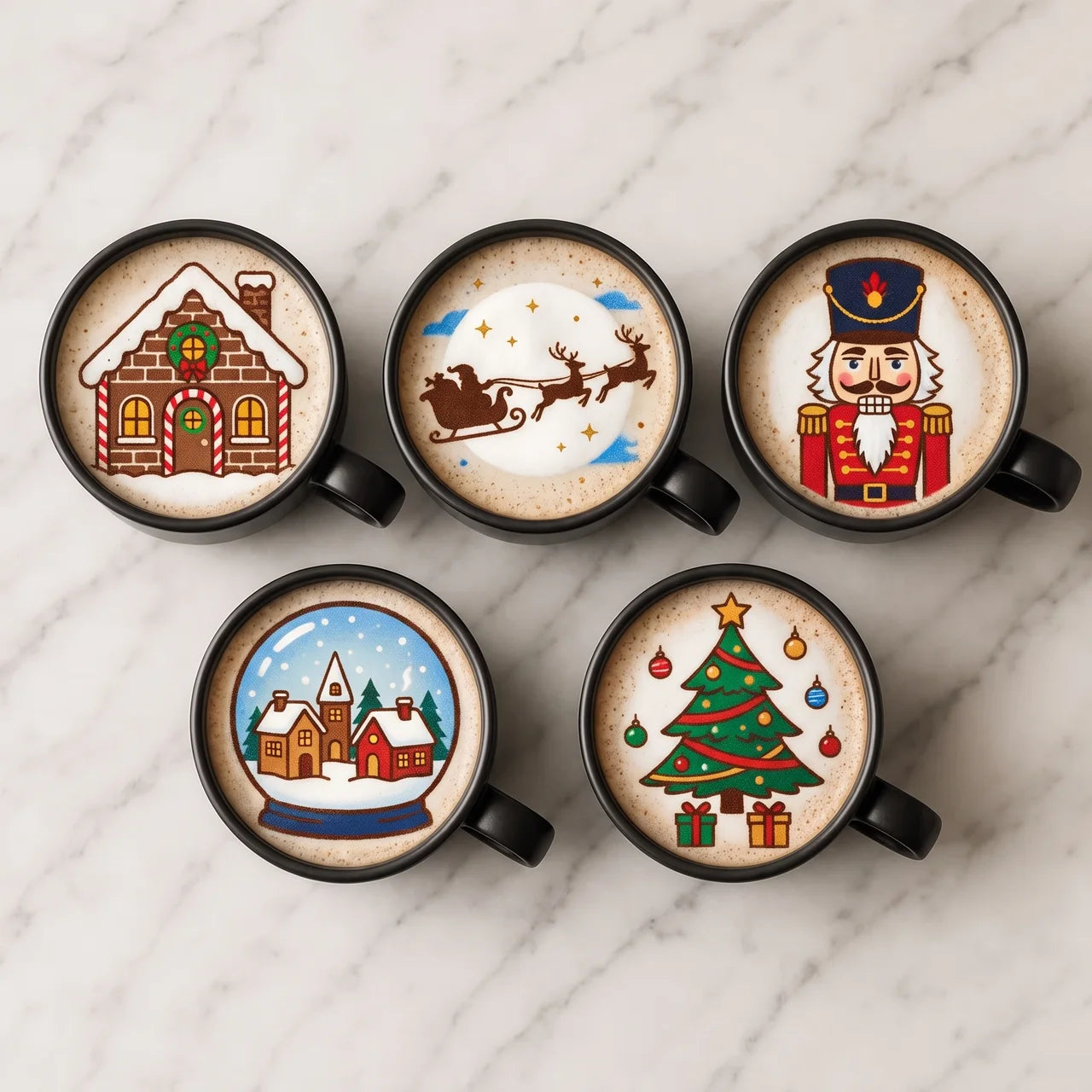MerryLatte Coffee Photo Stencil Printer
